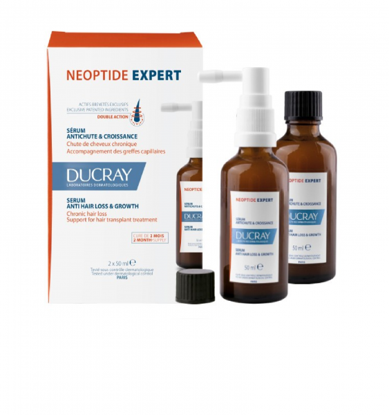 NEOPTIDE EXPERT SERUM ANTICAIDA & CRECIMIENTO DUCRAY 2 ENVASES 50 ML